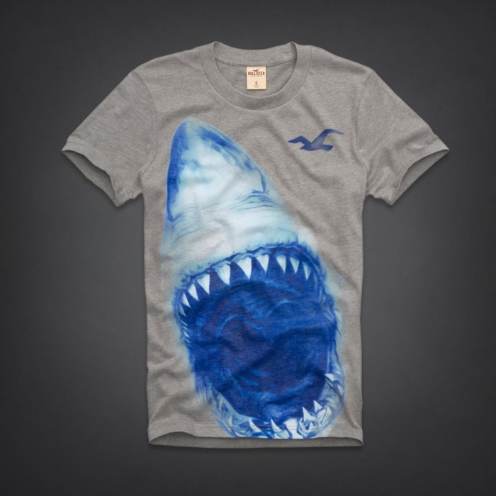 Hollister Hombres De Cuello Redondo Corto Remera HCO4162